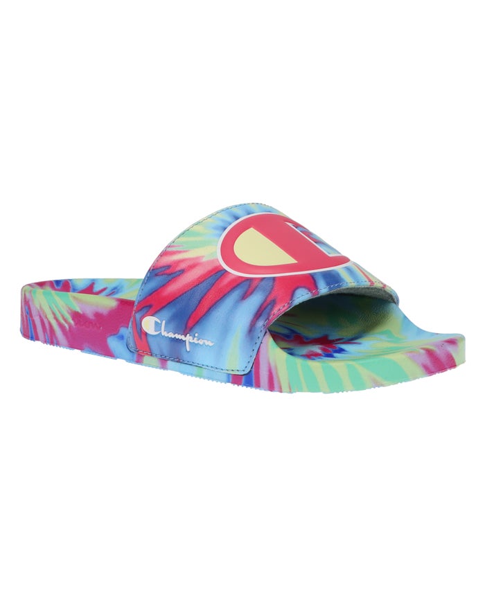 Champion Tie Dye - Naisten Monivärinen Rantasandaalit - Suomi 2760543-OU